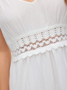 Vero Moda VMQUINCY Lång klänning -Snow White - 10324588