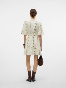 Vero Moda VMPAMELA Short dress -Cloud Dancer - 10324611