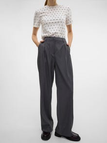 Vero Moda VMLIBA Kostiuminės kelnės -Dark Grey Melange - 10324626