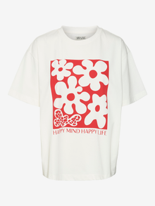 Vero Moda VMZILLY T-Shirt -Snow White - 10324716