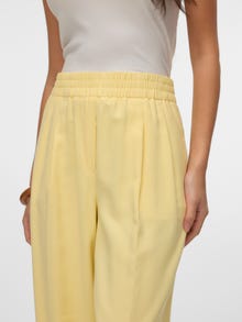 Vero Moda VMCARMEN Hohe Taille Hose -Pale Banana - 10324717
