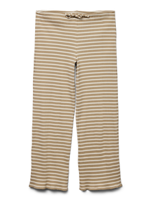 Vero Moda VMJOSEPHINE Mid waist Trousers -Weathered Teak - 10324740