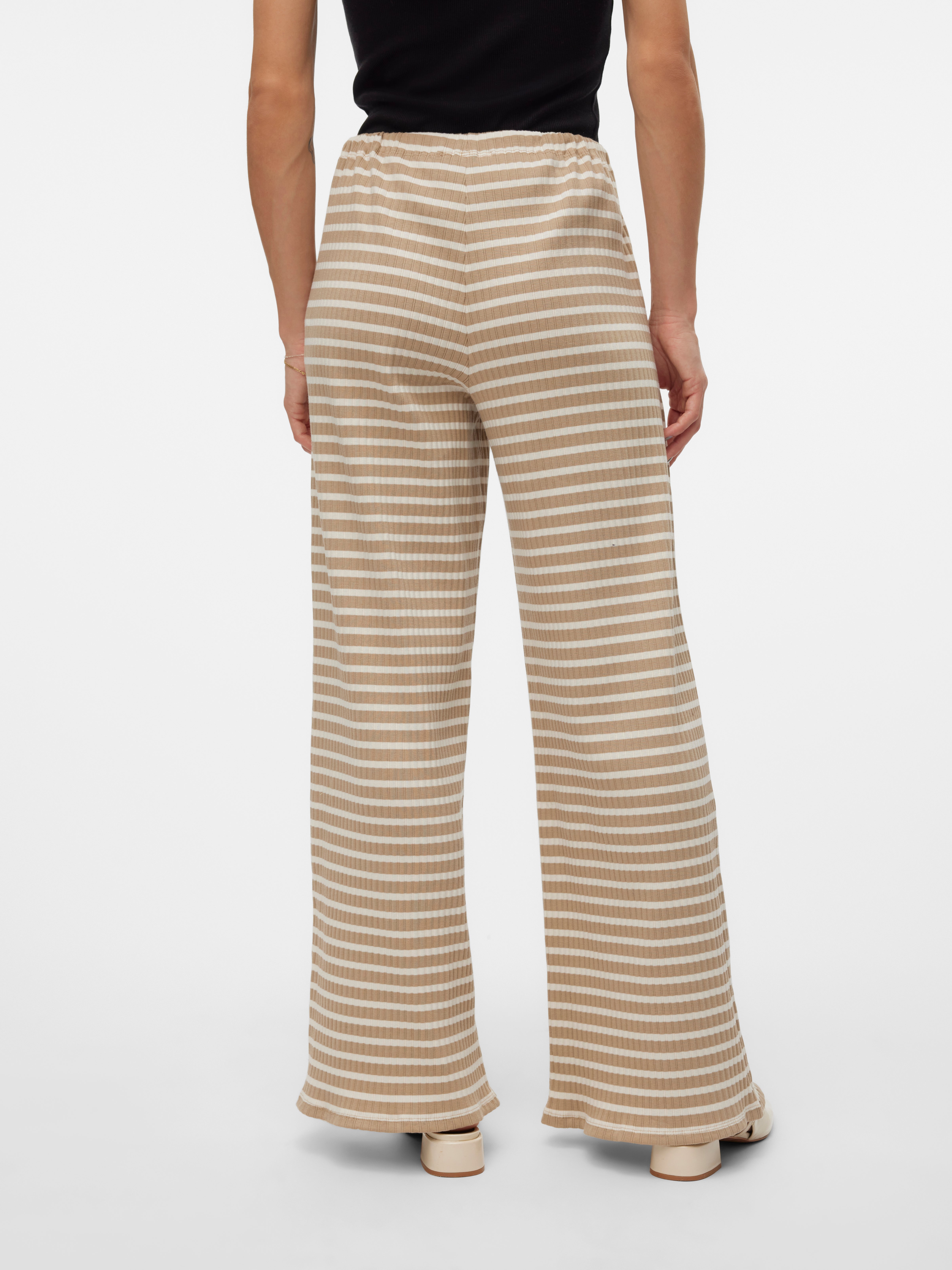 VMJOSEPHINE Mittlere Taille Hose | Mittelbraun | Vero Moda®