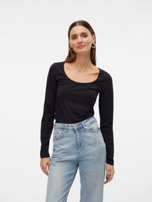 Vero Moda VMLULU T-shirts -Black - 10324781