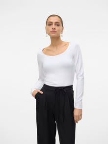 Vero Moda VMLULU T-shirts -Bright White - 10324781