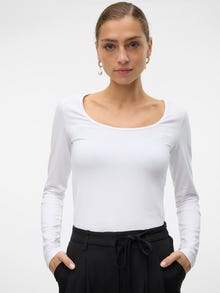 Vero Moda VMLULU T-Shirt -Bright White - 10324781