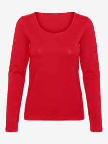 Vero Moda VMLULU T-Shirt -Salsa - 10324781
