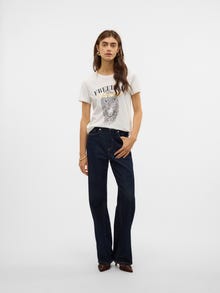 Vero Moda VMVASTA T-Shirt -Snow White - 10324831