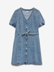 Vero Moda VMJANET Vestito corto -Light Blue Denim - 10324869