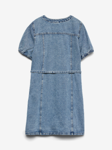 Vero Moda VMJANET Vestito corto -Light Blue Denim - 10324869