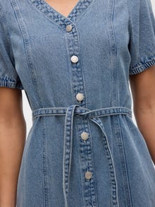 Vero Moda VMJANET Vestito corto -Light Blue Denim - 10324869