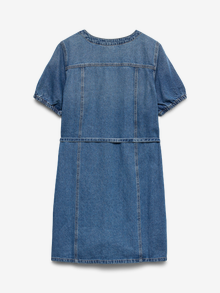 Vero Moda VMJANET Krótka sukienka -Medium Blue Denim - 10324869