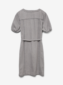 Vero Moda VMJANET Kurzes Kleid -Light Grey Denim - 10324869