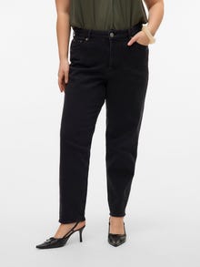 Vero Moda VMCTESSA High rise Mom Fit Jeans -Black Denim - 10324951