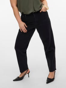 Vero Moda VMCTESSA High rise Mom Fit Jeans -Black Denim - 10324951