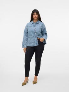 Vero Moda VMCPOSH Taille moyenne Skinny Fit Jeans -Black Denim - 10324953
