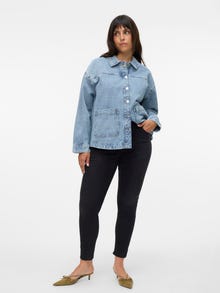 Vero Moda VMCPOSH Taille moyenne Skinny Fit Jeans -Black Denim - 10324953