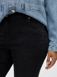 Vero Moda VMCPOSH Taille moyenne Skinny Fit Jeans -Black Denim - 10324953