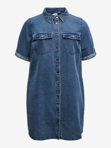 Vero Moda VMCJENNIE Vestido corto -Medium Blue Denim - 10325019