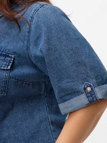 Vero Moda VMCJENNIE Vestido corto -Medium Blue Denim - 10325019