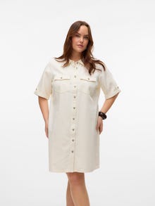 Vero Moda VMCJENNIE Short dress -Cloud Dancer - 10325019