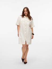 Vero Moda VMCJENNIE Short dress -Cloud Dancer - 10325019