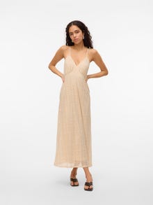 Vero Moda VMMAYA Robe longue -Birch - 10325041