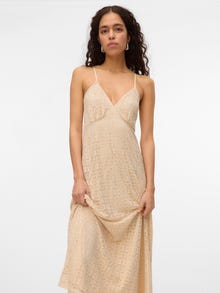 Vero Moda VMMAYA Robe longue -Birch - 10325041