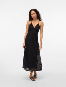 Vero Moda VMMAYA Vestito lungo -Black - 10325041
