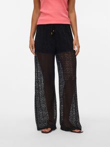 Vero Moda VMMAYA Közepes derék Nadrág -Black - 10325044