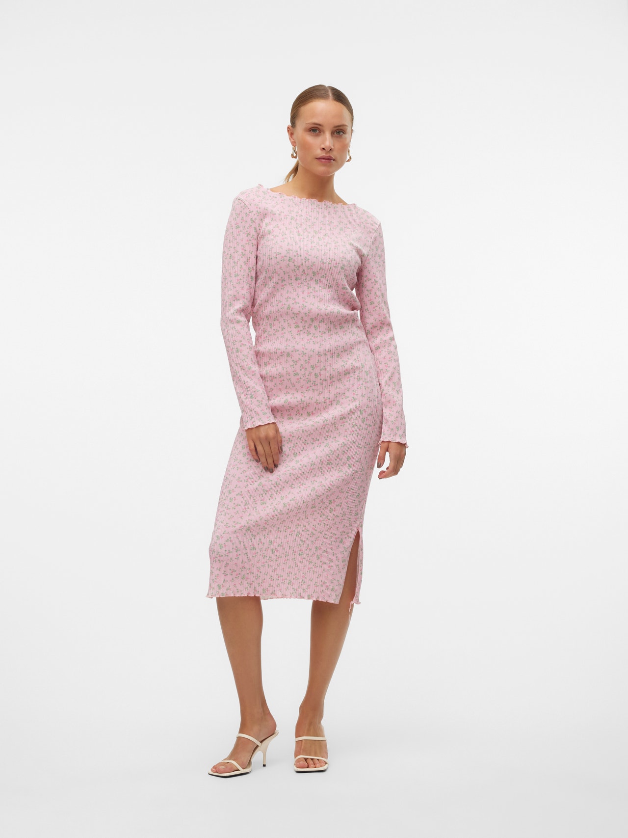 Vero Moda VMJULIA Midi dress -Pink-A-Boo - 10325058