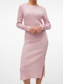 Vero Moda VMJULIA Midiklänning -Pink-A-Boo - 10325058