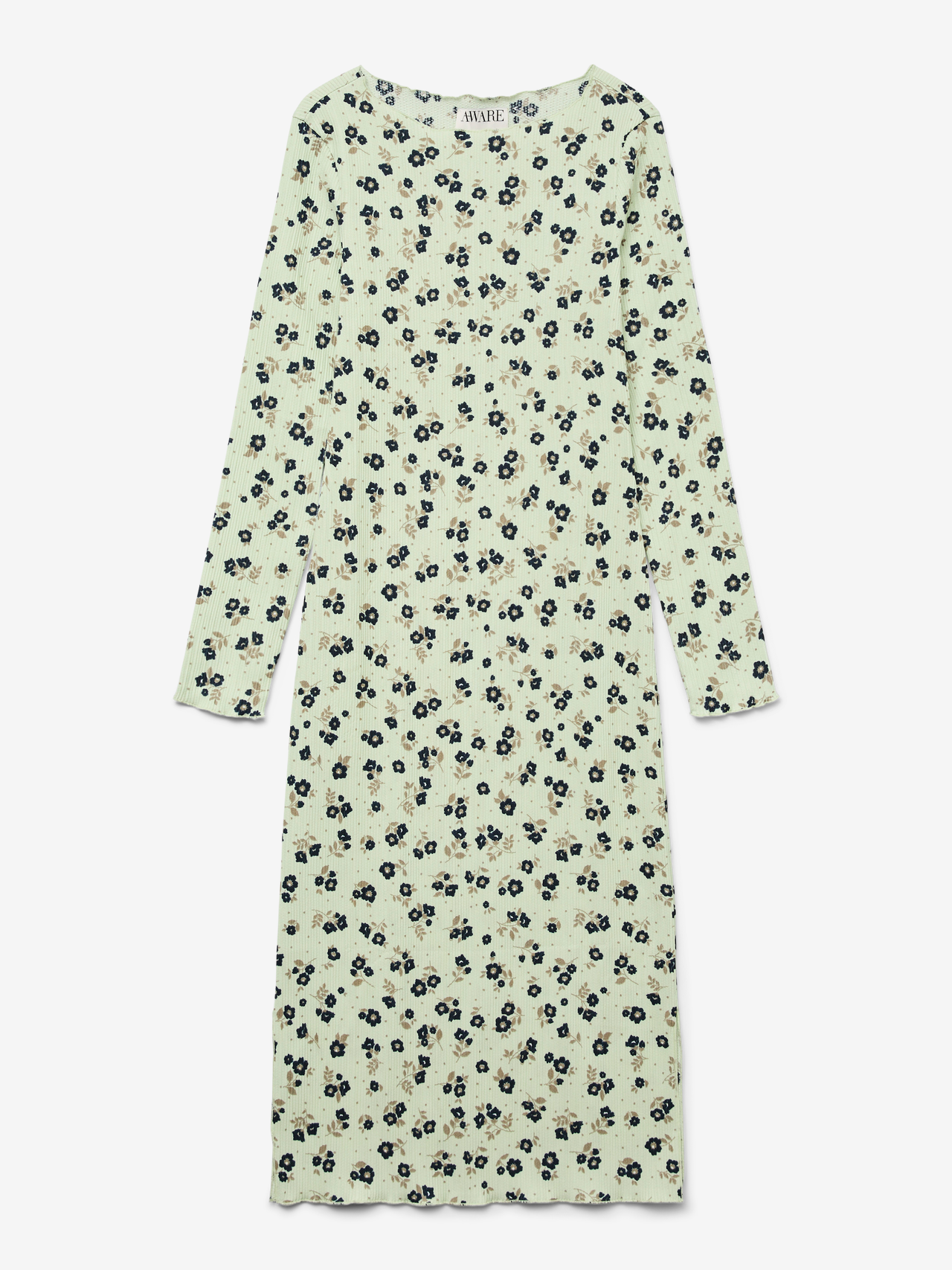 VMJULIA Midi jurk Lichtgroen Vero Moda