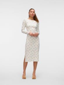 Vero Moda VMJULIA Vestido midi -Snow White - 10325058