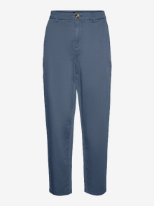 Vero Moda VMCHRISTY Taille haute Chinos -China Blue - 10325151
