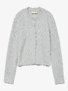 Vero Moda AWPURDIE Knit Cardigan -Light Grey Melange - 10325159