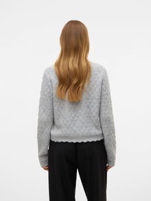Vero Moda AWPURDIE Knit Cardigan -Light Grey Melange - 10325159