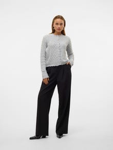 Vero Moda AWPURDIE Knit Cardigan -Light Grey Melange - 10325159