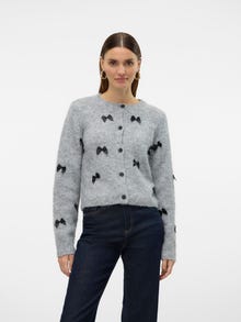 Vero Moda VMADELA Pullover -Medium Grey Melange - 10325165