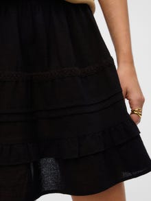 Vero Moda VMPRETTY Mid waist Korte rok -Black - 10325239