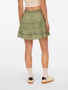 Vero Moda VMPRETTY Taille moyenne Jupe courte -Hedge Green - 10325239