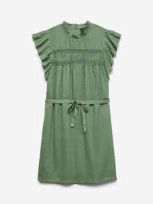 Vero Moda VMTRINE Kurzes Kleid -Hedge Green - 10325244