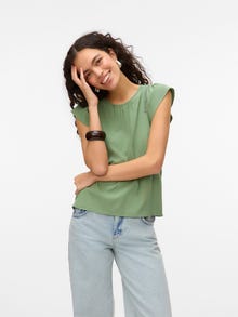 Vero Moda VMBELLA Tops -Hedge Green - 10325248