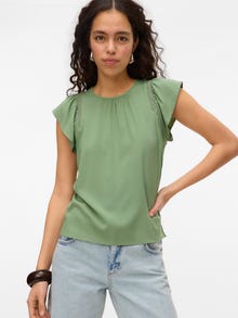 Vero Moda VMBELLA Tops -Hedge Green - 10325248