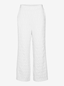 Vero Moda VMOFELIA Høj talje Bukser -Bright White - 10325275