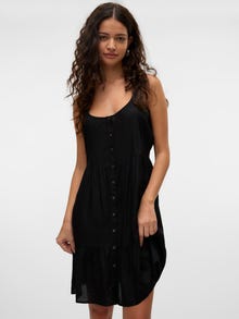 Vero Moda VMBUMPY Kort klänning -Black - 10325283
