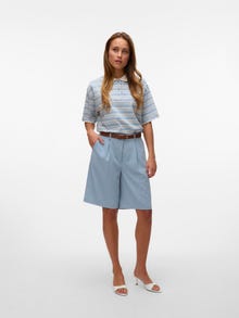 Vero Moda AWPASSI Παντελόνι μέχρι το γόνατο -Dusty Blue - 10325303