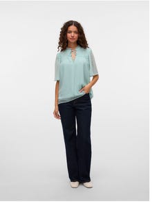 Vero Moda VMLEAH Top -Gray Mist - 10325309