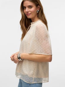 Vero Moda VMLEAH Topp -Pumice Stone - 10325309