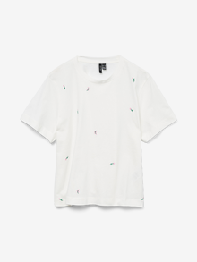 Vero Moda VMSOLVEI T-Shirt -Snow White - 10325318